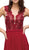Dancing Queen - 9792 Illusion Plunged Neckline Lace Bodice Prom Dress
