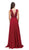 Dancing Queen - 9792 Illusion Plunged Neckline Lace Bodice Prom Dress