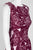Taylor - 9792M Sleeveless Bateau Neck Floral Printed Ponte Dress In Red and Pink