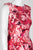 Taylor - 9793M Cap Sleeve Aquarelle Rose Print Dress In Pink and Floral