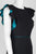 Taylor - 9794M Knee Length Flutter Sleeve Sheath Dress In Black and Blue