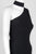 Laundry - 97M15406 Asymmetrical Bodycon Side Slit Gown In Black