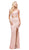 Dancing Queen - 9818 Alluring Two-Piece Off-Shoulder Formal Dress