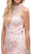 Dancing Queen - 9839 Glamorous Halter Open Back Beaded Dress