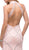 Dancing Queen - 9839 Glamorous Halter Open Back Beaded Dress