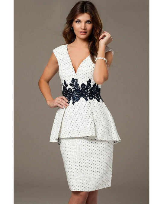 Short Dress with Peplum Skirt 98437