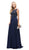 Elegant Lace Illusion A-Line Long Prom Dress - ADASA