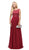 Elegant Lace Illusion A-Line Long Prom Dress - ADASA