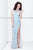 Primavera Couture - 9859 Sheer Illusion Sequined Evening Gown in White