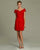 Portrait Neckline Floral Lace Cocktail Dress 98838