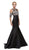 Dancing Queen - 9891 Crystal Encrusted Cut Out Evening Gown