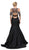 Dancing Queen - 9891 Crystal Encrusted Cut Out Evening Gown