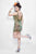 Primavera Couture - 9895 Cowl Back Sequined Cocktail Dress in Green