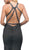 Dancing Queen - 9906 Embellished Halter Neck Mermaid Prom Dress In Black