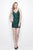 Primavera Couture - 9911 Sequined V-Neck Sheath Dress in Green