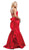 Bejeweled Ruffled Mermaid Evening Dress - ADASA