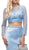 Dancing Queen - 9919 Long Sleeved Two-Piece Mermaid Evening Gown