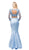 Dancing Queen - 9919 Long Sleeved Two-Piece Mermaid Evening Gown