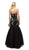 Dancing Queen - 9935 Strapless Sweetheart Floral Embroidery Evening Dress