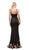 Dancing Queen - 9940 Fitted Sweetheart Evening Dress In Black