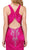 Dancing Queen - 9943 Embellished Halter Mermaid Evening Dress In Pink