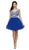 Dancing Queen - 9982 Floral Off Shoulder Tulle Cocktail Dress