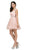 Dancing Queen - 9991 Two Piece Floral Tulle Cocktail Dress