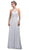 Dancing Queen - 9994 Bare Shoulder Regal Lace Applique A Line Gown In White