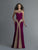 Saboroma - 99958 Sun Rays Accented Sheath Dress In Purple