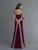 Saboroma - 99958 Sun Rays Accented Sheath Dress In Purple