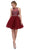 Dancing Queen - 9996 Crystal Embellished Halter Cocktail Dress