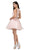 Dancing Queen - 9999 Jewel Illusion Ornate Tulle Cocktail Dress