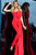 Jovani - 1093 Bow Accent Bodice Strapless Evening Jumpsuit  In Red