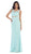 May Queen - MQ1295 Stunning Beaded and Laced Illusion Sleeveless Long Formal Dress