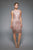 Tadashi Shoji - Sequined and Scallop Detailed Sheath Dress In Pink and White