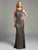 Lara Dresses - Sparkling  Long Gown 32938, Black, Gray