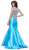 Nox Anabel - 8299 Sleeveless Gemstone Embellished Trumpet Gown