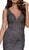 Beaded Lace Deep V-neck Ruffled Mermaid Dress