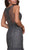 Beaded Lace Deep V-neck Ruffled Mermaid Dress
