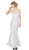 Cinderella Divine - Sleeveless Lace V-neck Sheath Dress