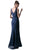 Cinderella Divine - Sleeveless Lace V-neck Sheath Dress