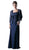 Cinderella Divine - A1616 Lace Straight Sheath Dress With Long Sleeve Jacket