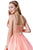 Alyce Paris Sweet 16 - 3648 Lacy Sweetheart Cocktail Dress in Orange