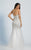 Dave & Johnny - A4918 Bedazzled Sweetheart Mermaid Dress in White
