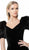 Jovani - 61726 Fur Sleeve Velvet V-neck Sheath Dress In Black