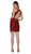 Nox Anabel - A612 Sleeveless Lace Halter Sheath Dress