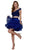 Nox Anabel - A613 Off Shoulder Crop Top Ruffled Skirt Party Dress