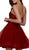 Nox Anabel - A614 Embroidered Halter A-Line Cocktail Dress