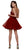 Nox Anabel - A614 Embroidered Halter A-Line Cocktail Dress