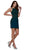 Nox Anabel - A628 Sleeveless Embroidered Halter Fitted Dress